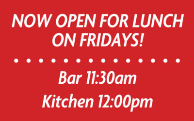 Open for Lunch Fridays