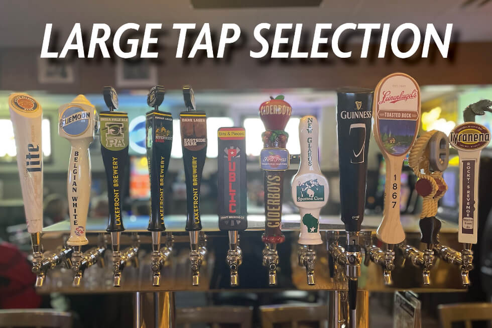 Large Tap Selection